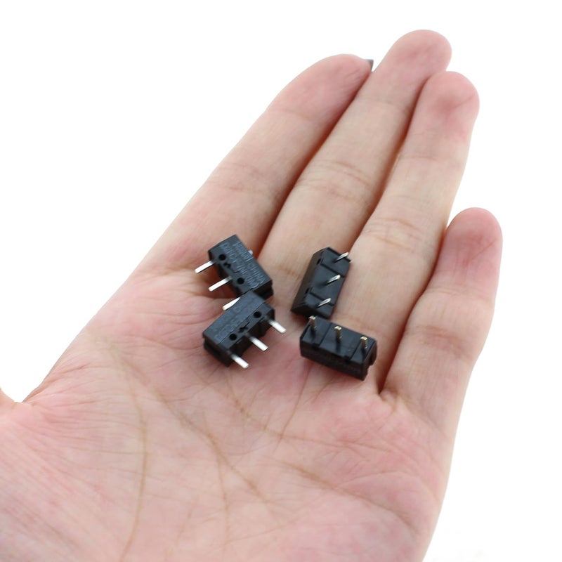 TAODAN 4PCS D2FC-F-7N Microswitch 20M 20 Million Cycles Life Microswitch Mouse Black for G1 Saturn Trackball mx Series Mouse - Image 4